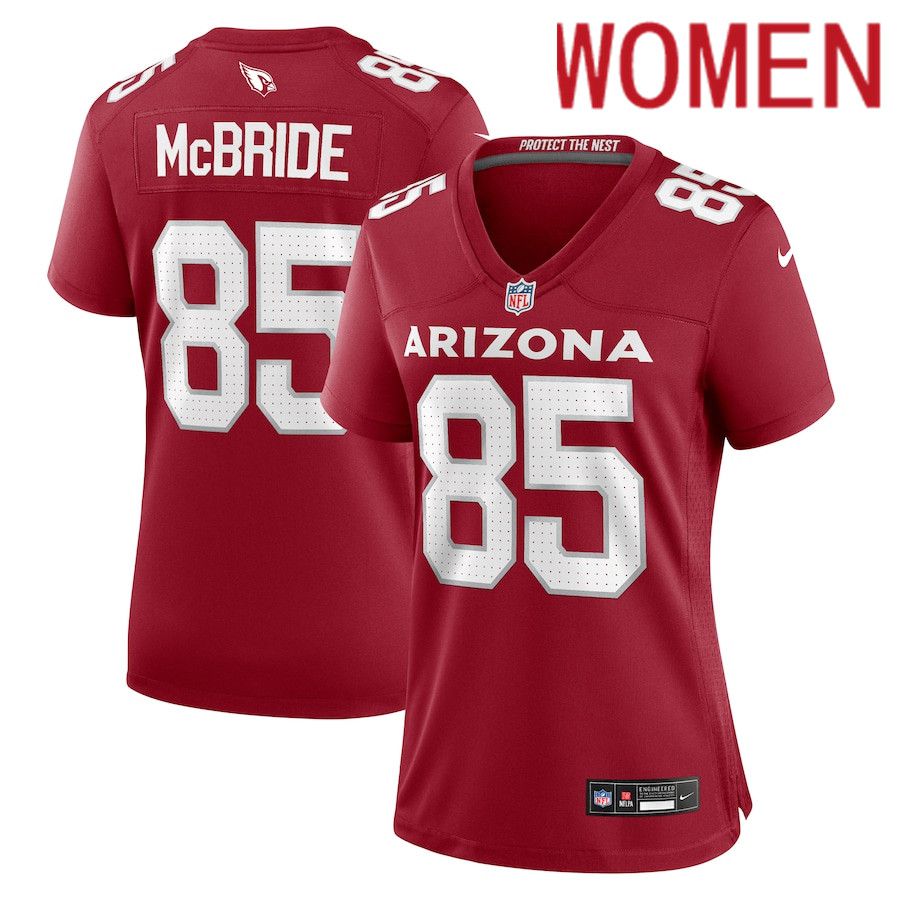 Women Arizona Cardinals #85 Trey McBride Nike Cardinal Game NFL Jersey->women nfl jersey->Women Jersey